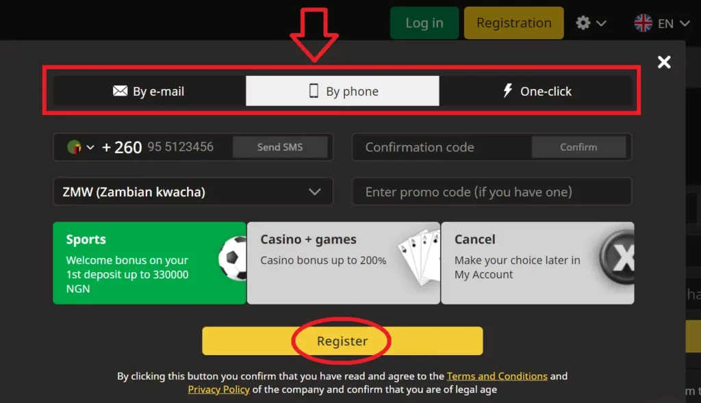 Register an Afropari Account