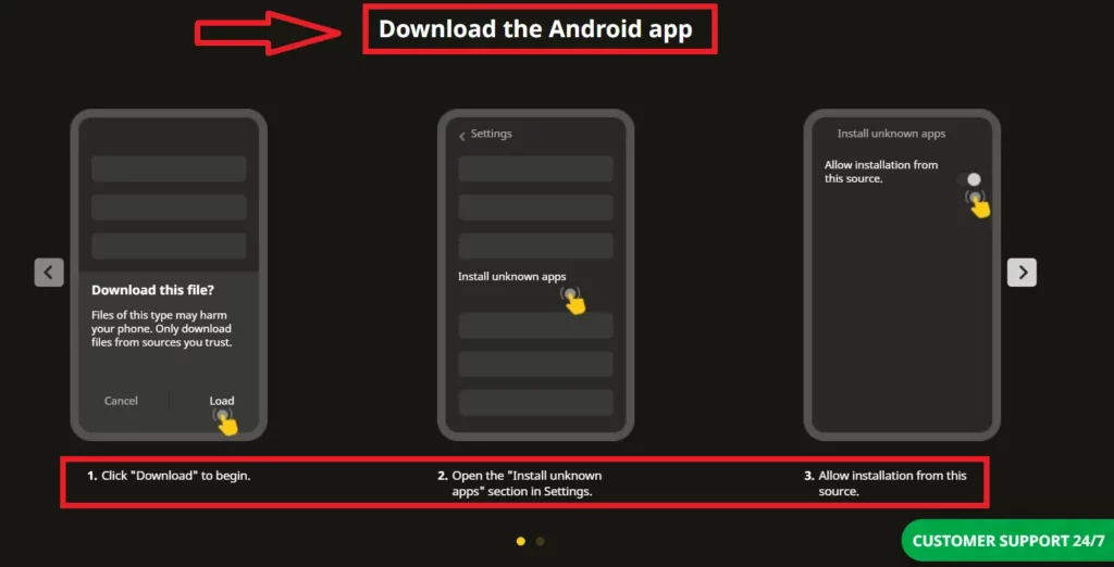 Download on Android Afropari App